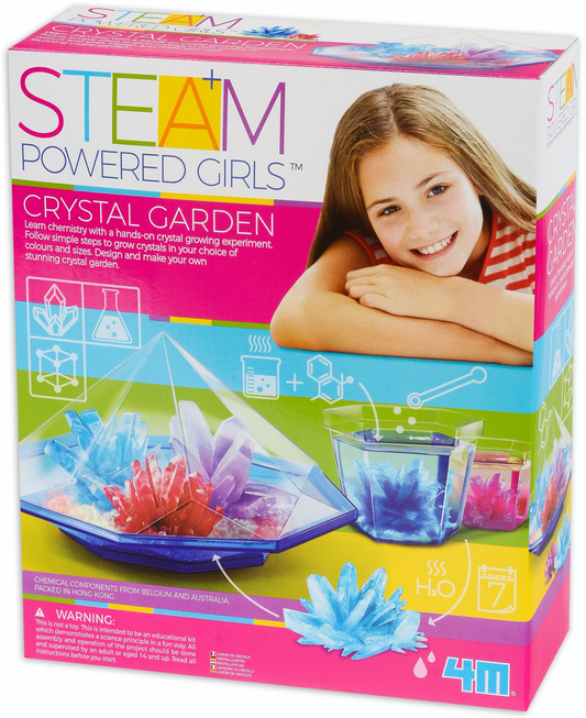 Kit stiintific - Gradina cu Cristale, STEAM Kids - 4M