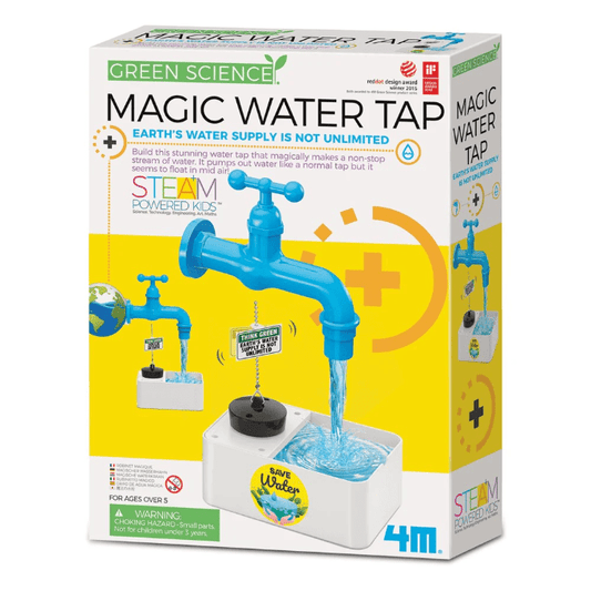 Kit stiintific Robinet Magic, Stiinta Verde - Green Science - 4M - Publisol.ro