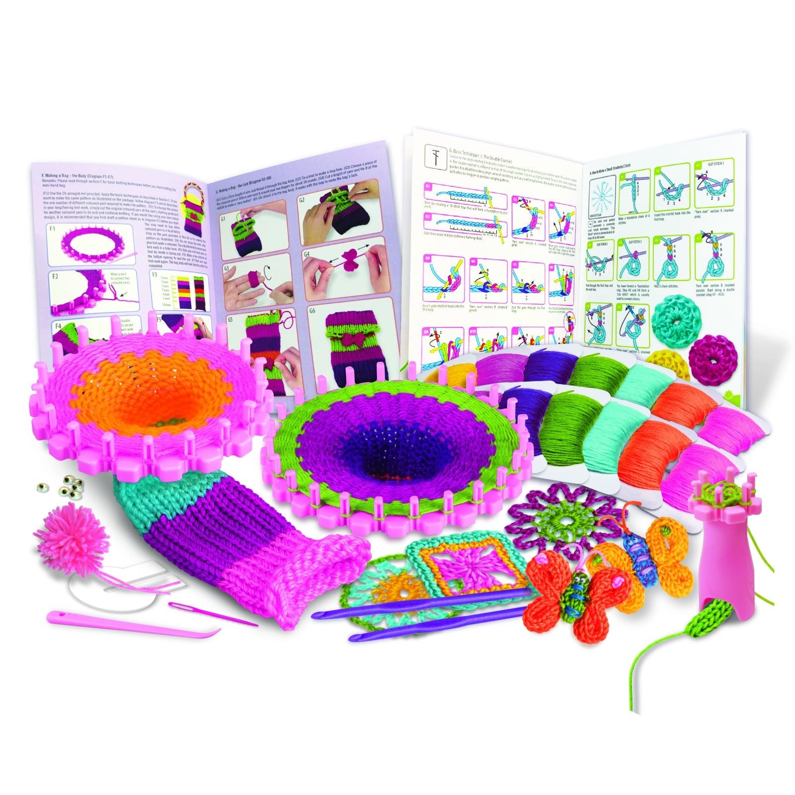 Kit stiintific - Tricotat si Crosetat, STEAM Kids - 4M - Publisol.ro