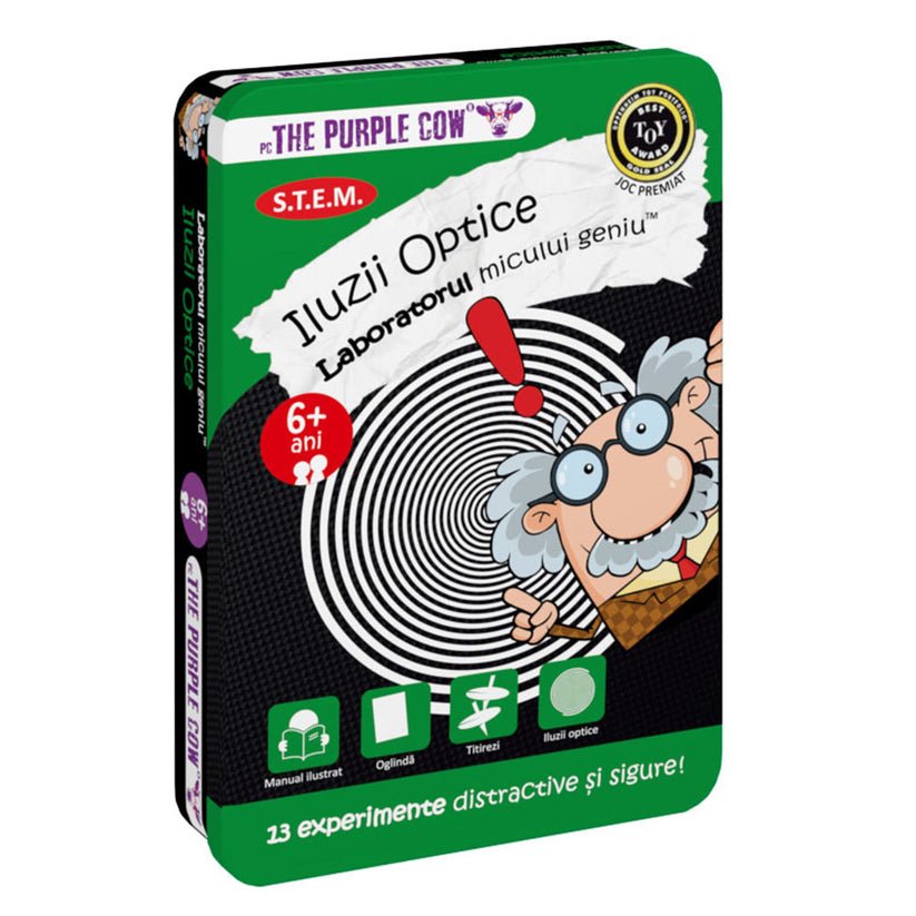 Laboratorul micului geniu - Iluzii Optice, Purple Cow - Publisol.ro