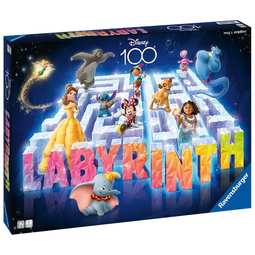 Labyrinth 100 de ani de Disney Ravensburger, joc labirint pentru copii cu caractere Disney de la 7 ani, multilingv incl. RO, Ravensburger - Publisol.ro