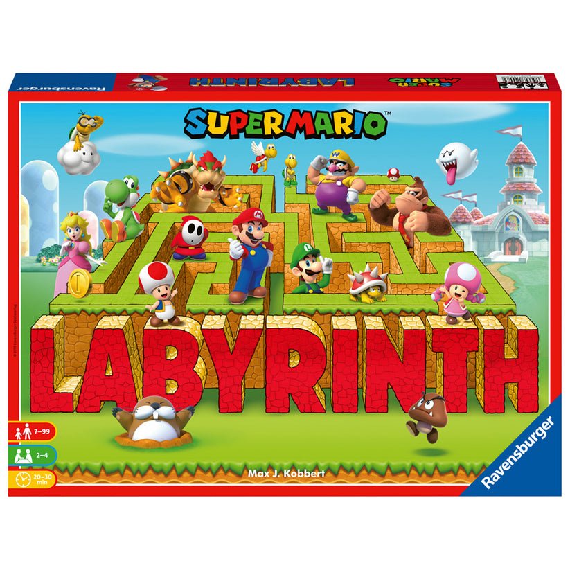 Labyrinth Super Mario Ravensburger, joc labirint pentru copii de la 7 ani, multilingv incl. RO, Ravensburger - Publisol.ro