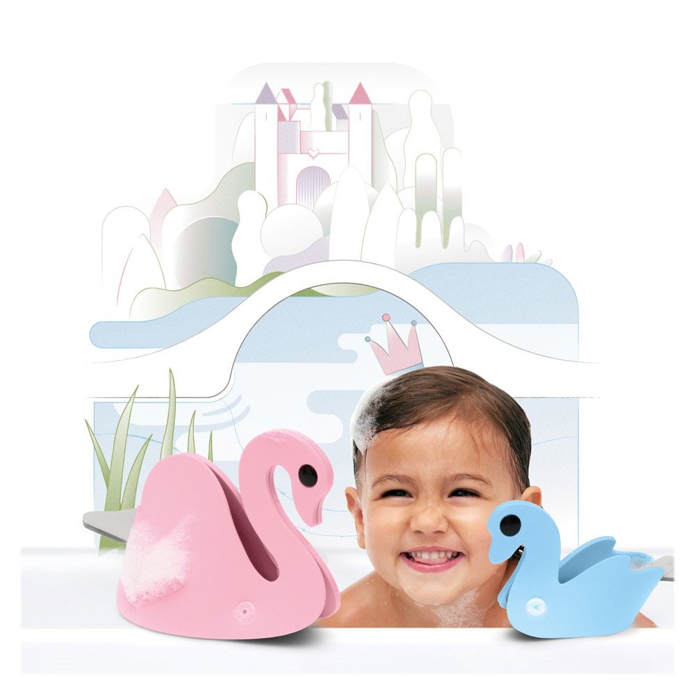 Lacul lebedelor, set creativ de baie, Quut Toys - Publisol.ro