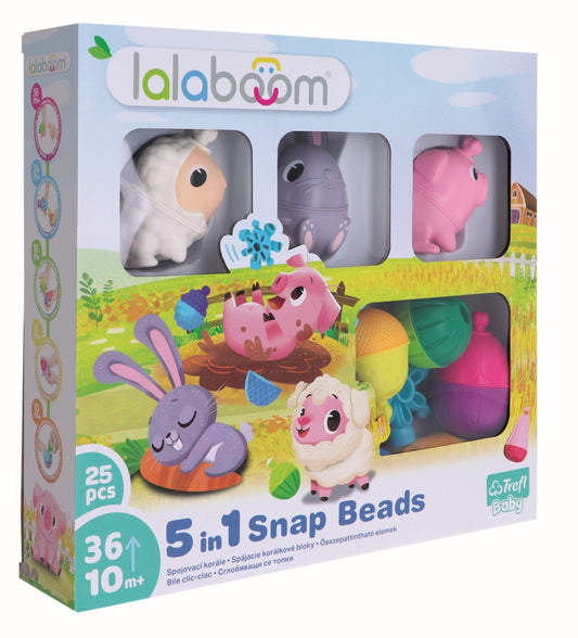 Lalaboom joc de dezvoltare bebe montessori 25 piese, Trefl - Publisol.ro