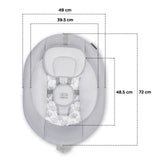 Leagan electric Kinderkraft luli, 2 in 1, grey - Publisol.ro