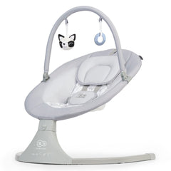 Leagan electric Kinderkraft luli, 2 in 1, grey - Publisol.ro