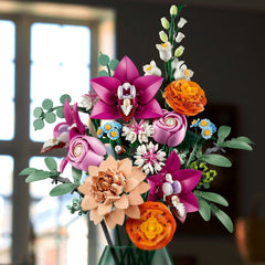Lego botanicals buchet de flori roz 10342, LEGO - Publisol.ro