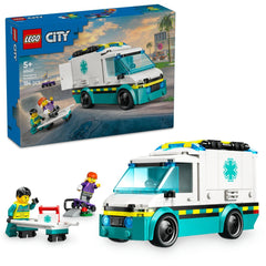 Lego city ambulanta de urgente 60451, LEGO - Publisol.ro