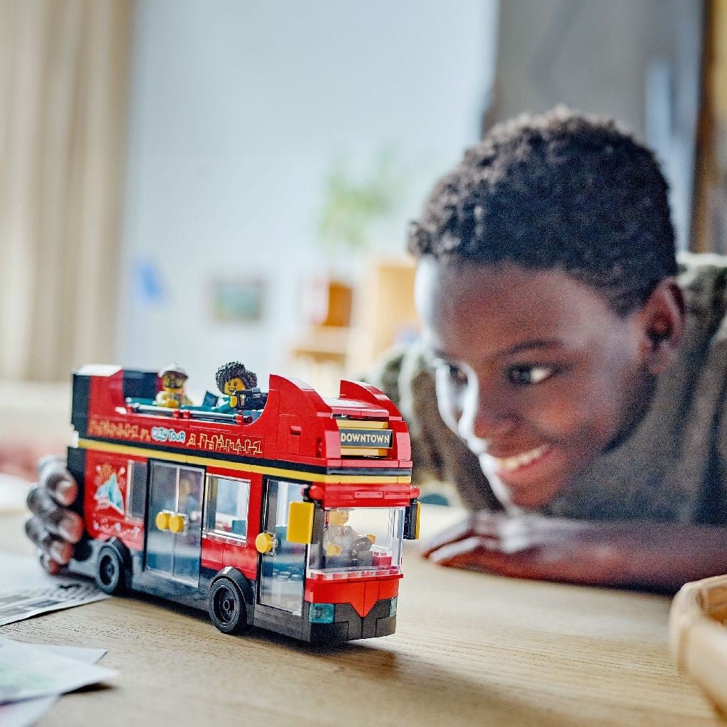 Lego City autobuz turistic rosu cu etaj 60407 - Publisol.ro