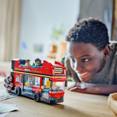 Lego City autobuz turistic rosu cu etaj 60407 - Publisol.ro