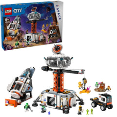 Lego city baza spatiala si platforma de lansare a rachetei 60434, LEGO - Publisol.ro