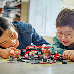 Lego city boxa si mecanici f1 cu masina ferrari 60443, LEGO - Publisol.ro