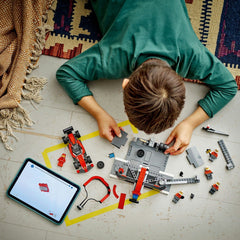 Lego city boxa si mecanici f1 cu masina ferrari 60443, LEGO - Publisol.ro