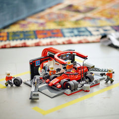 Lego city boxa si mecanici f1 cu masina ferrari 60443, LEGO - Publisol.ro