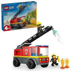 Lego city camion de pompieri cu scara 60463, LEGO - Publisol.ro