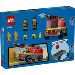 Lego city camion de pompieri cu scara 60463, LEGO - Publisol.ro
