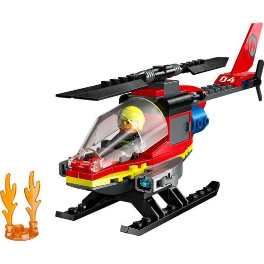 Lego city elicopter de pompieri 60411, LEGO - Publisol.ro