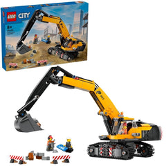 Lego city excavator galben de constructii 60420, LEGO - Publisol.ro