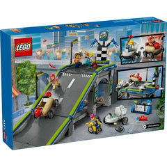 Lego city fara limite: rampa pentru curse de masini 60460, LEGO - Publisol.ro