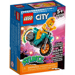 Lego city motocicleta de cascadorii cu gaina 60310, LEGO - Publisol.ro