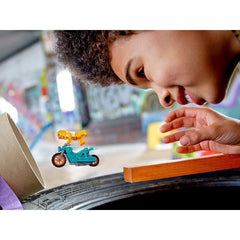 Lego city motocicleta de cascadorii cu gaina 60310, LEGO - Publisol.ro