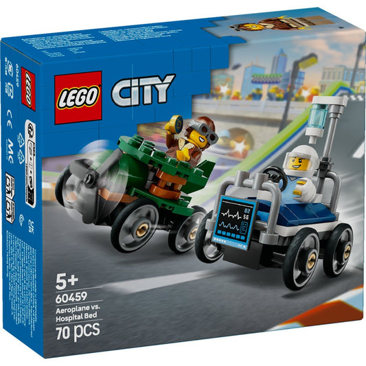 Lego city pachet de curse avion vs. pat de spital 60459, LEGO - Publisol.ro