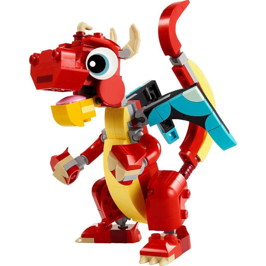 Lego creator 3in1 dragon rosu 31145, LEGO - Publisol.ro