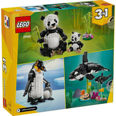 Lego creator animale salbatice: familia de ursi panda 31165, LEGO - Publisol.ro