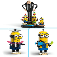 Lego despicable me4 gru si minionii din caramizi 75582, LEGO - Publisol.ro