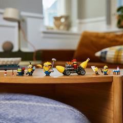 Lego despicable me4 minionii si masina banana 75580, LEGO - Publisol.ro
