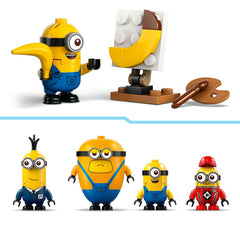 Lego despicable me4 minionii si masina banana 75580, LEGO - Publisol.ro