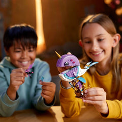 Lego dreamz balonul cu aer cald in forma de narval al lui izzie 71472, LEGO - Publisol.ro