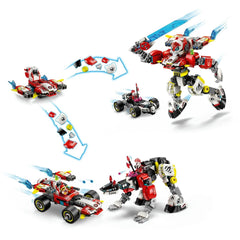 Lego dreamzzz robotul tigru al lui cooper si masina hot rod a lui zero 71497, LEGO - Publisol.ro
