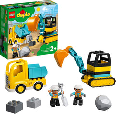 Lego duplo camion si excavator pe senile 10931, LEGO - Publisol.ro