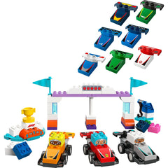Lego duplo echipa f1: masini si piloti de curse 10445, LEGO - Publisol.ro