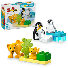 Lego duplo familii de animale salbatice: pinguini si lei 10442, LEGO - Publisol.ro