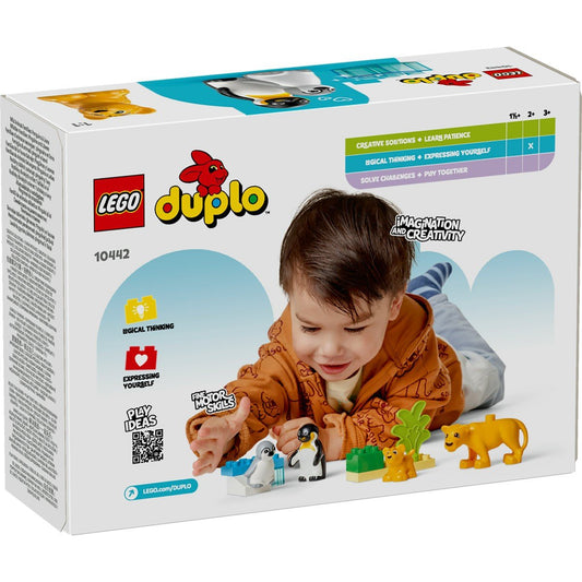 Lego duplo familii de animale salbatice: pinguini si lei 10442, LEGO - Publisol.ro