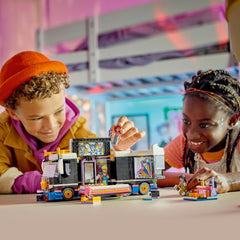 Lego friends autocar de turneu pentru staruri pop 42619, LEGO - Publisol.ro