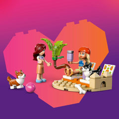 Lego friends aventuri cu catei la surfing si pe scuter 42641, LEGO - Publisol.ro