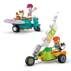 Lego friends aventuri cu catei la surfing si pe scuter 42641, LEGO - Publisol.ro