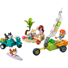 Lego friends aventuri cu catei la surfing si pe scuter 42641, LEGO - Publisol.ro