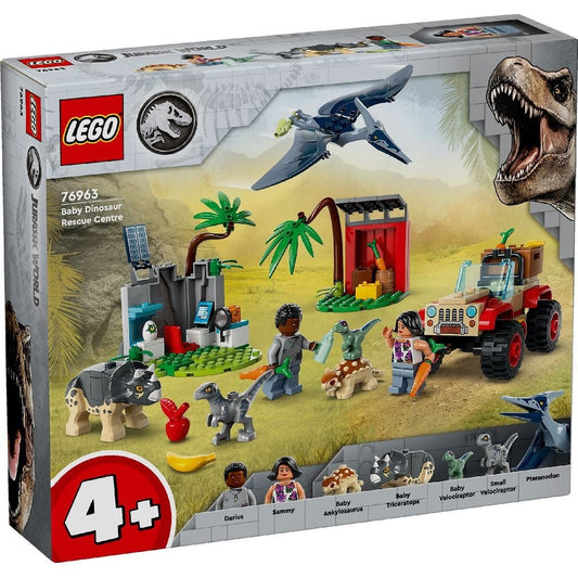 Lego jurassic world 76963 centru de salvare pentru pui de dinozaur, LEGO - Publisol.ro