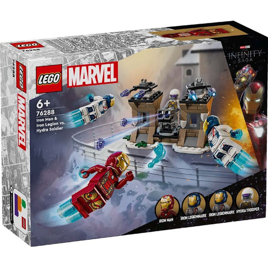 Lego marvel iron man si legiunea de fier vs soldat hydra 76288 , LEGO - Publisol.ro