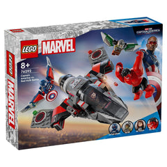 Lego marvel super heroes batalia dintre capitanul america si hulk rosu 76292, LEGO - Publisol.ro