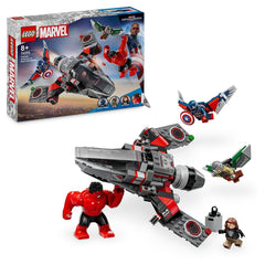 Lego marvel super heroes batalia dintre capitanul america si hulk rosu 76292, LEGO - Publisol.ro