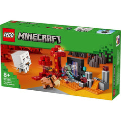 Lego minecraft ambuscada in portalul nether 21255, LEGO - Publisol.ro