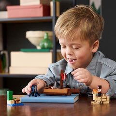 Lego minecraft calatorie pe corabia de pirati 21259, LEGO - Publisol.ro
