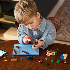 Lego minecraft calatorie pe corabia de pirati 21259, LEGO - Publisol.ro