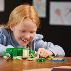 Lego minecraft casa de pe plaja testoaselor 21254, LEGO - Publisol.ro