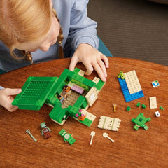Lego minecraft casa de pe plaja testoaselor 21254, LEGO - Publisol.ro